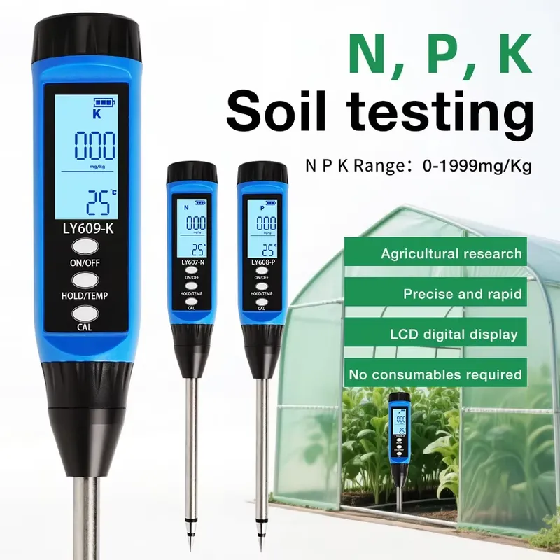 Precision Farming In Agriculture - 0-1999mg/kg Boden-NPK-Tester Präzisions-Phosphor-Kalium-Stickstoff-Bodenmessgerät für Landwirtschaft, Anbau