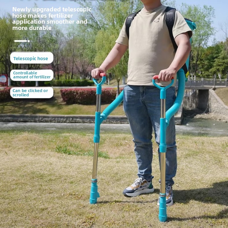 Vegetable Transplanter - Manueller Maisdüngerstreuer Handgeführter Dibbler für Düngermittelverteilung