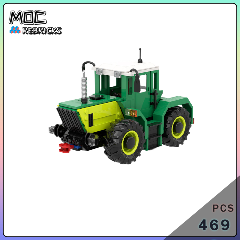 Agriculture Farming Pdf - MOC Hochleistungs-4WD-Landwirtschaftstraktor-Bausatz Geländegängiges Farmtraktor-Transportfahrzeug-Modell Geschenk für