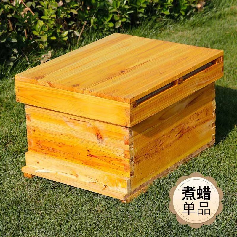 Beehive Frame Wax - Komplettes Bienenstock-Set 10 Rahmen Wachsbeschichtet für