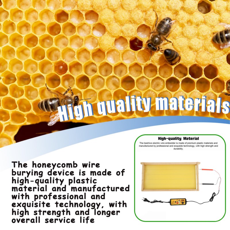 Beehive Frame Wax - ABFI EU-Stecker Imkereibedarf Elektrischer Waben-Einleger für