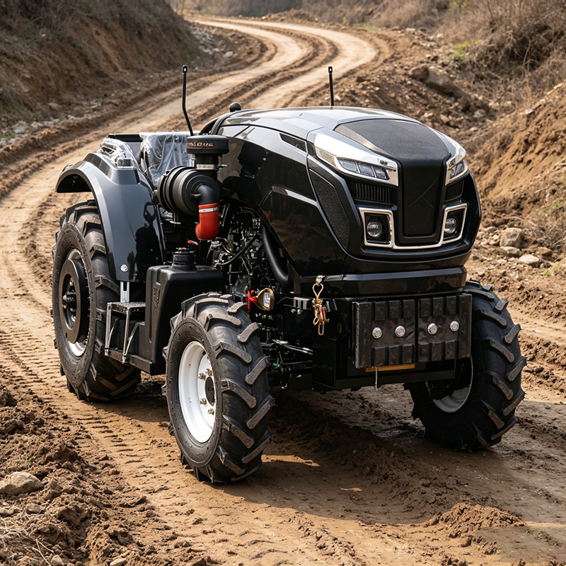 Agriculture Farming Types - Maßgefertigter 50 PS Radtraktor, Vierrad-Landwirtschaftskultivator, Multifunktionaler
