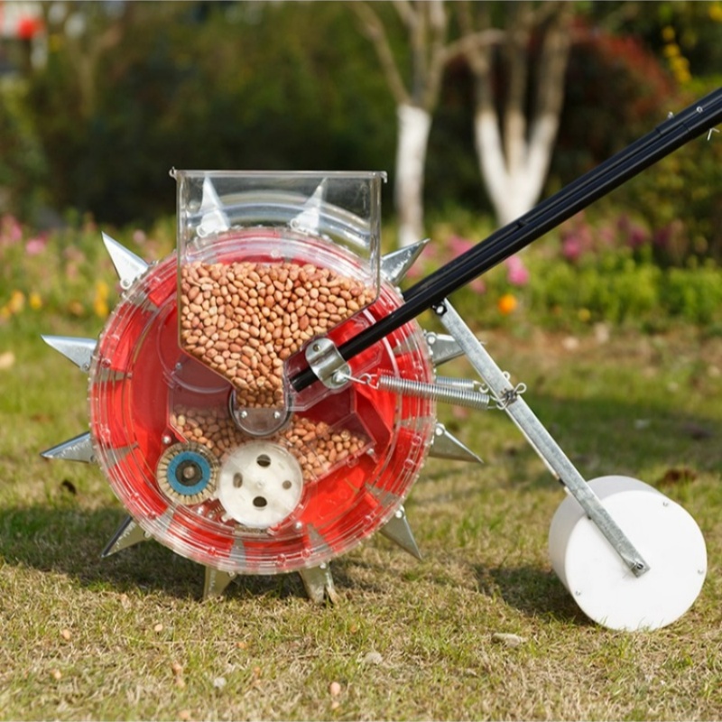 Vegetable Transplanter - Multifunktionale Handschubtrommelsämaschine – kleine Aussaatmaschine für
