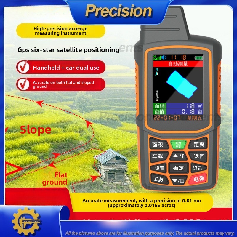 Precision Farming In Agriculture - 2026 Handheld-GPS-Bereichmessgerät, hochpräzises 6-Satelliten-Tracking-Messgerät für landwirtschaftliche
