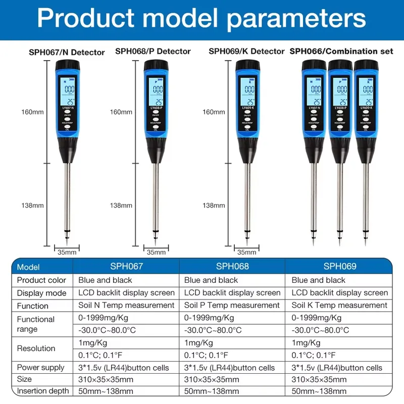 0-1999mg/kg Boden-NPK-Tester P – Precision Farming In Agriculture Bewertung und Preis