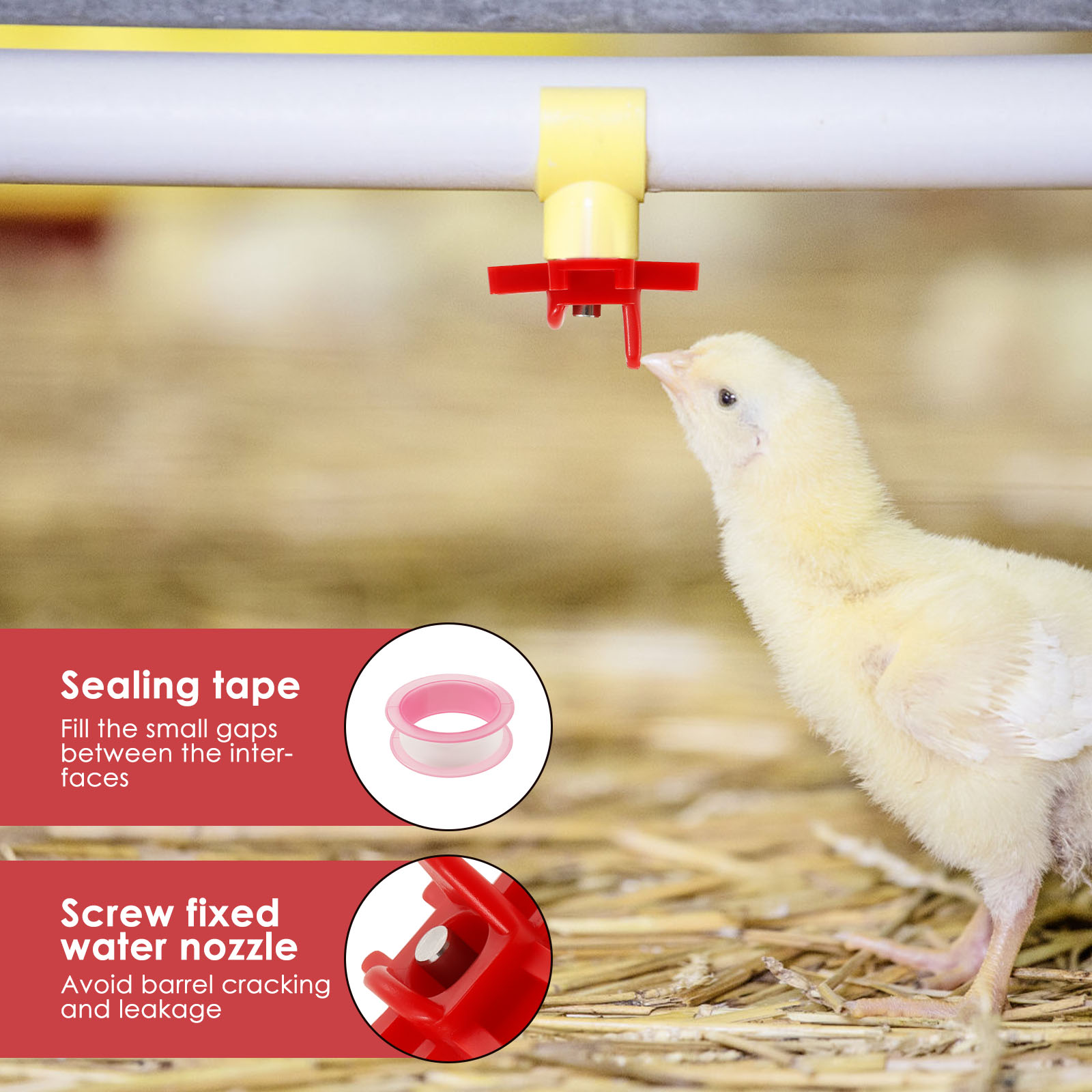 30 Stücke Huhn Tränke Nippel T – Chicken Nipple Drinker Bewertung und Preis