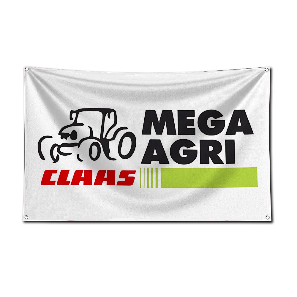 Traktor- und Mähdrescher-Flagg – Agriculture Farming Logos Bewertung und Preis