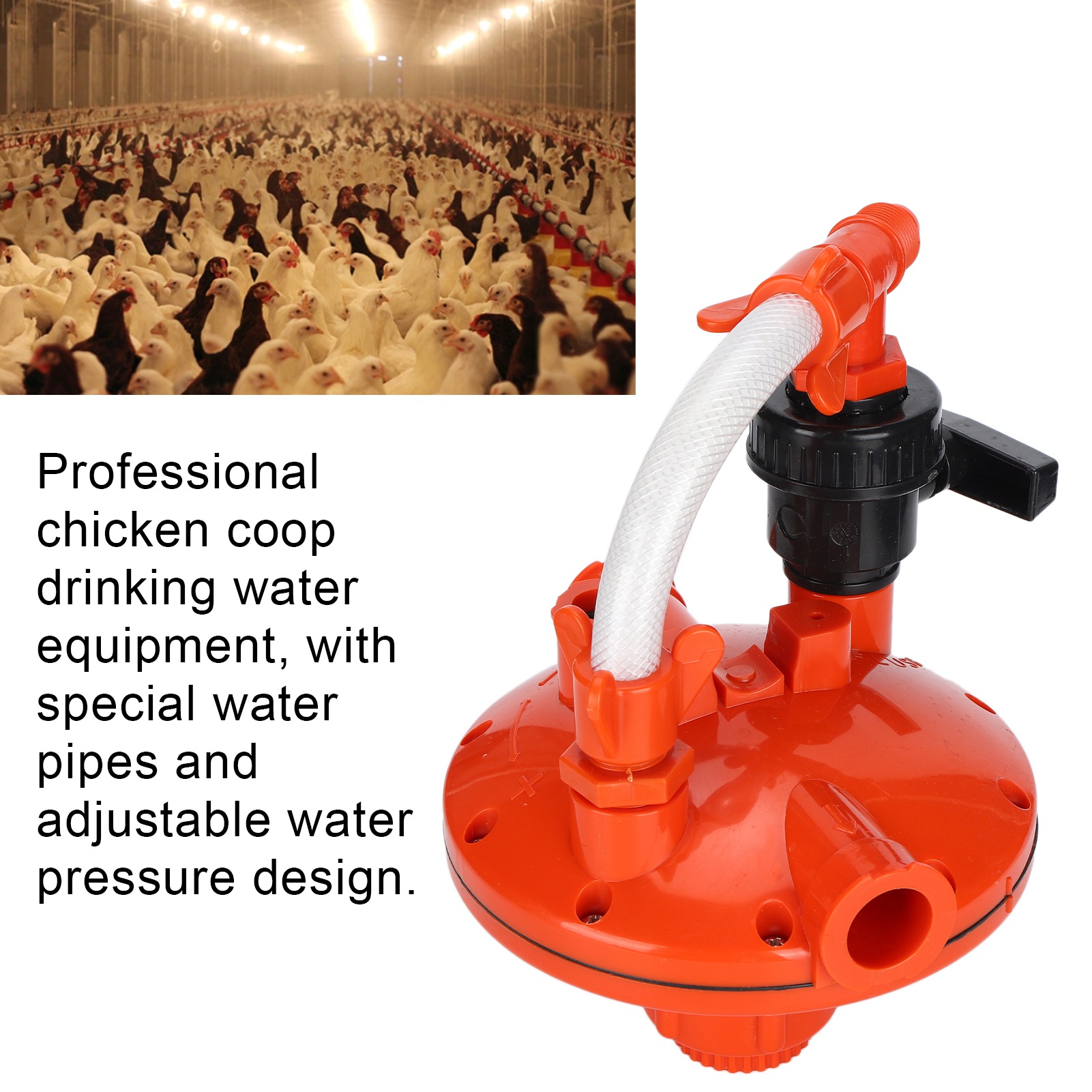 Bauernhof-Wasserdruckregler fü – Chicken Nipple Drinker Bewertung und Preis