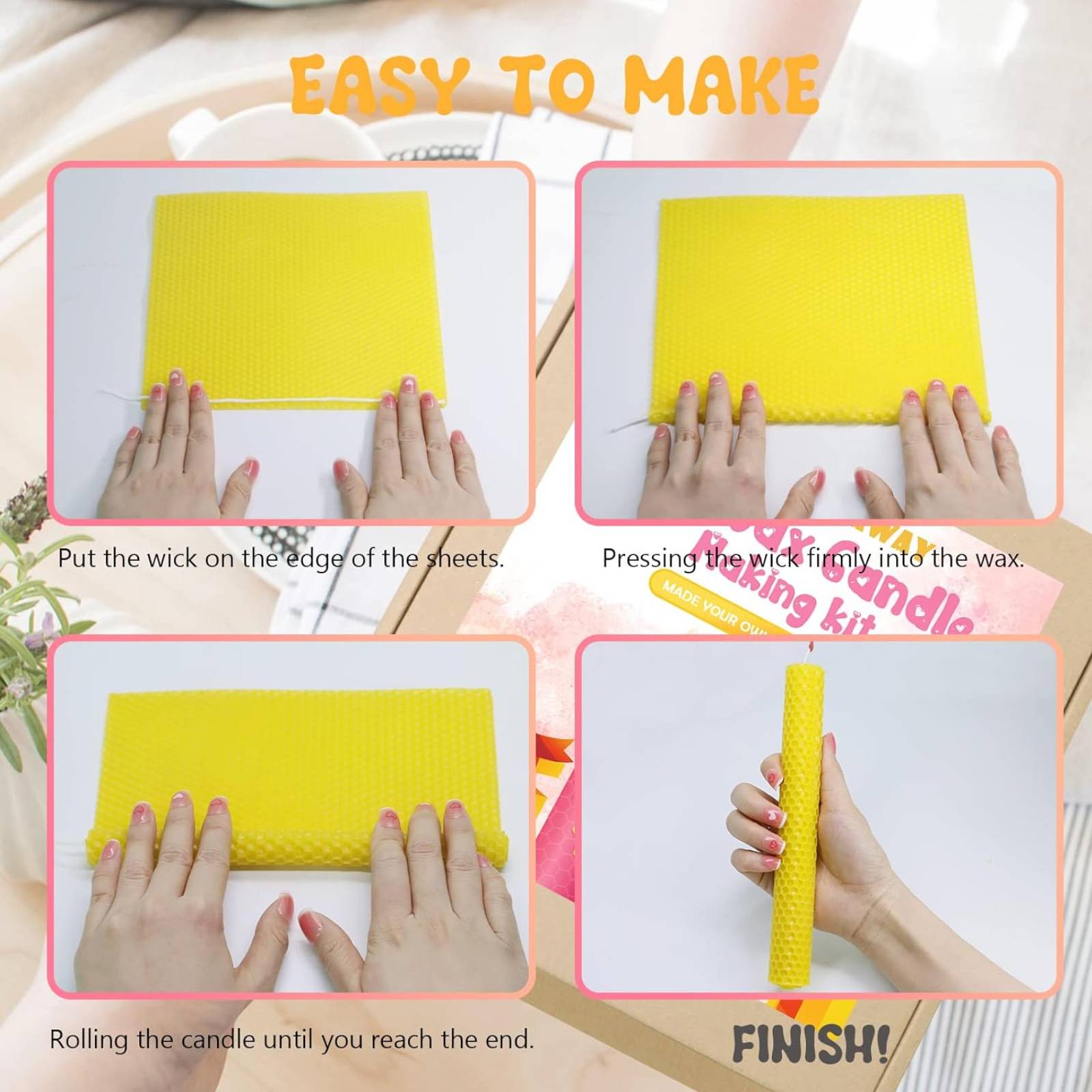 24 Stück Bunte Wabenwachsblätt – Beehive Frame Wax Bewertung und Preis