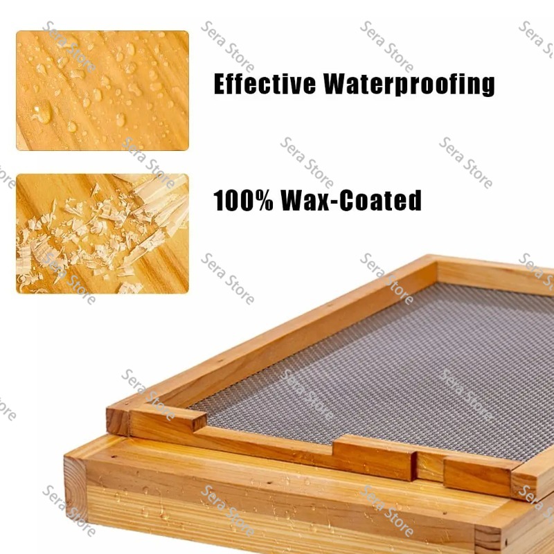 Zehn Bienenstockrahmen sind sp – Beehive Frame Wax Bewertung und Preis