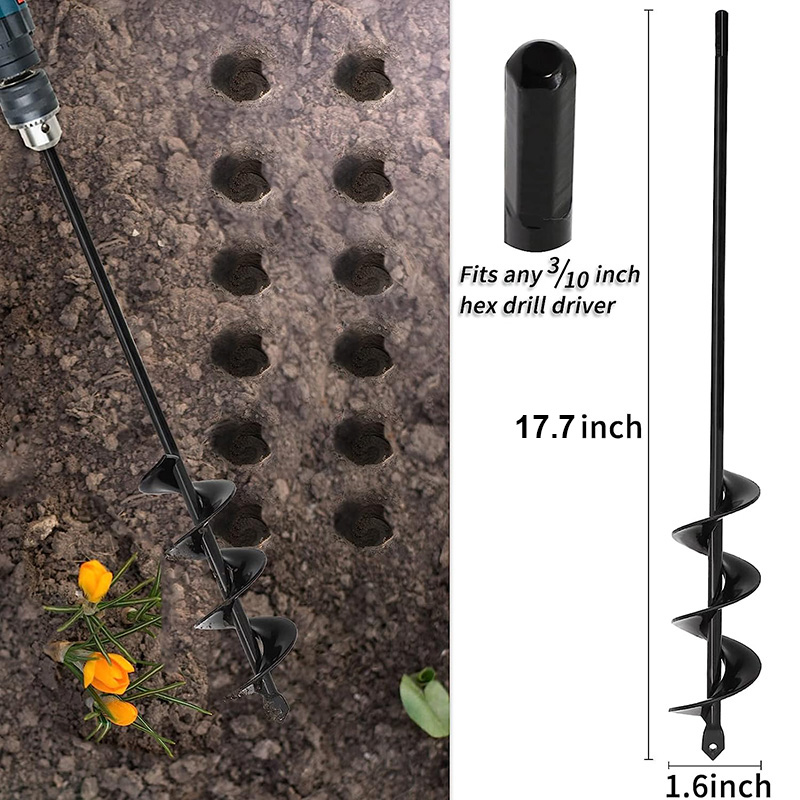 Garten-Erdbohrer Spiralbohrer  – Vegetable Transplanter Bewertung und Preis