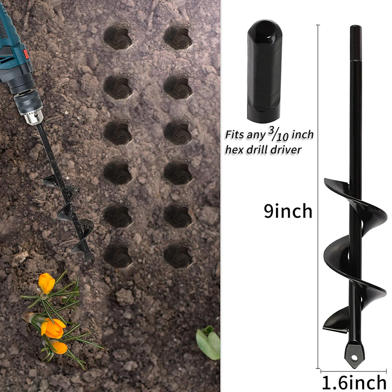 Garten-Erdbohrer Spiralbohrer  – Vegetable Transplanter Bewertung und Preis